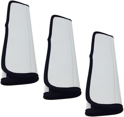 10 Pcs Sublimation Blanks Car Seat Belt Pads Cover DIY Heat Transfer White Neoprene Replacement Shoulder Strap Pads Blank Car Seatbelt Shoulder Pads Strap Cover for Auto in Saudi Arabia