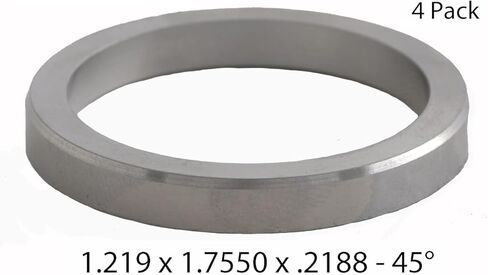 مقاعد صمام العادم LowPricedAutoParts (عدد 4) | 1.219 × 1.7550 × .2188 بوصة | كروم عالي in Kuwait