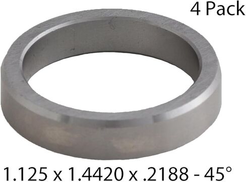 LowPricedAutoParts Exhaust Valve Seats (4 Count) | 1.125 x 1.4420 x .2188" | High Chrome in Kuwait