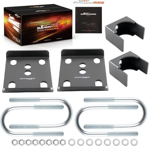 طقم قلاب للمحور الخلفي من maxpeedingrods مقاس 6 بوصات لسيارة Ford F-150 F-100 2WD 1965-1981 - يناسب مبيت المحور بقطر 2.75 بوصة in Kuwait