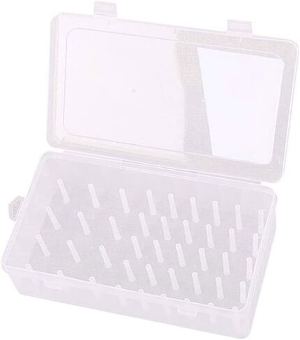 Sewing Thread Box Thread Organizer Transparent Sewing Storage Box 42 Sewing Bobbins Embroidery Thread Sorting Holder in Saudi Arabia
