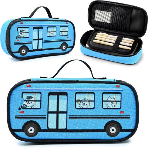 Japanese Pencil Case for Girls Boys Teen Large Capacity Portable Pencil Bag Pouch Box with Zipper School Supplies Stationery Storage Organizer for Back to School in Saudi Arabia