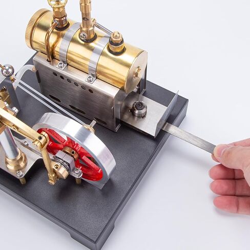 Full Metal Stationary Beam Steam Engine Model That Works, Retrol SE-01 Steam Model Kits and Horizontal Boiler, Physical Experiment Tool, 85Pcs in Saudi Arabia