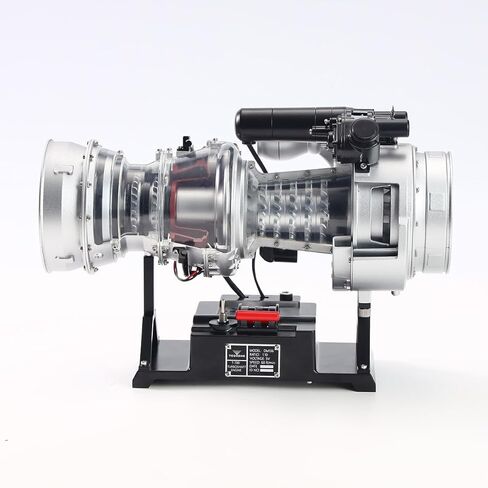 Engine Model Kit, TR900 1/4 Scale Metal Simulation Electric Military Helicopter Turboshaft Engine Model Kit, Educational Physics Experiment STEM Toys in Saudi Arabia