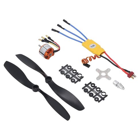 10T 1400KV Brushless Engine and ESC 30A Set for Helicopters, Easy to Install and Use in Kuwait