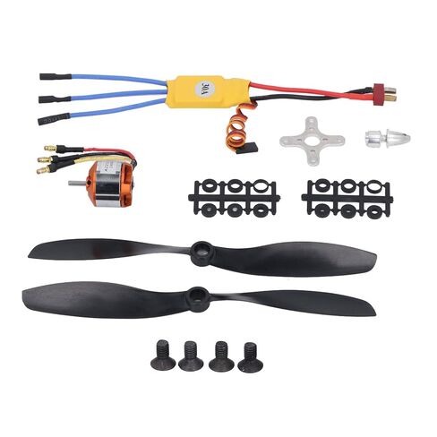 10T 1400KV Brushless Engine and ESC 30A Set for Helicopters, Easy to Install and Use in Kuwait