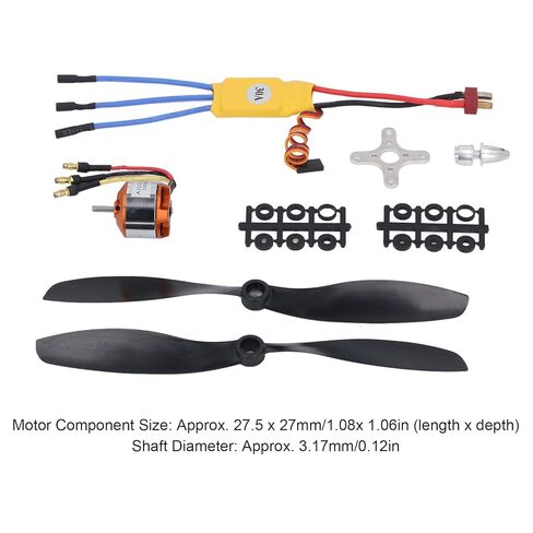 10T 1400KV Brushless Engine and ESC 30A Set for Helicopters, Easy to Install and Use in Kuwait