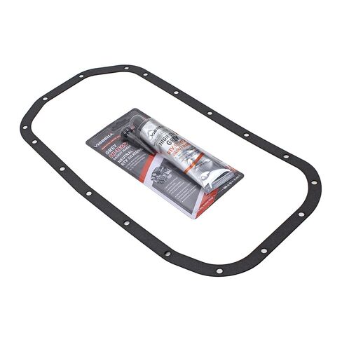 Engine Oil Pan Gasket Set Compatible with Hyundai Accent 1995-2005 1.5L 1.6L SOHC DOHC L4, Fits Hyundai Scoupe 1995 1.5L, Includes Silicone, Replaces OS6585 OS32255 in Saudi Arabia