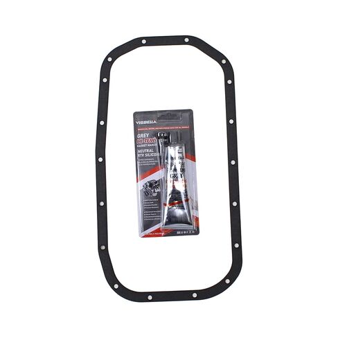Engine Oil Pan Gasket Set Compatible with Hyundai Accent 1995-2005 1.5L 1.6L SOHC DOHC L4, Fits Hyundai Scoupe 1995 1.5L, Includes Silicone, Replaces OS6585 OS32255 in Saudi Arabia