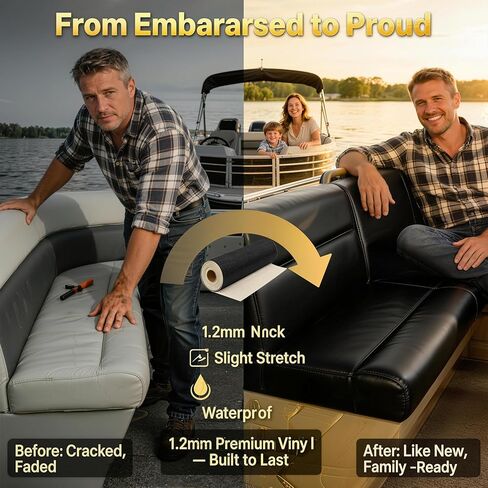 Meneng Marine Vinyl Faux Leather: Black 54"x72" Grain Upholstery Leather Fabric for Furniture Sofa Recover - Waterproof & Scratch-Resistant Vinyl Repair Material for Boat Seats Car Interior in Saudi Arabia