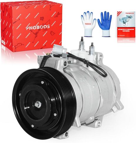 ضاغط مكيف الهواء PHOBOOS مع قابض متوافق مع Honda Accord 2003-2007 L4 2.4L. تبريد سريع، ضوضاء منخفضة، سهولة التركيب، المرجع. 78389 in Kuwait
