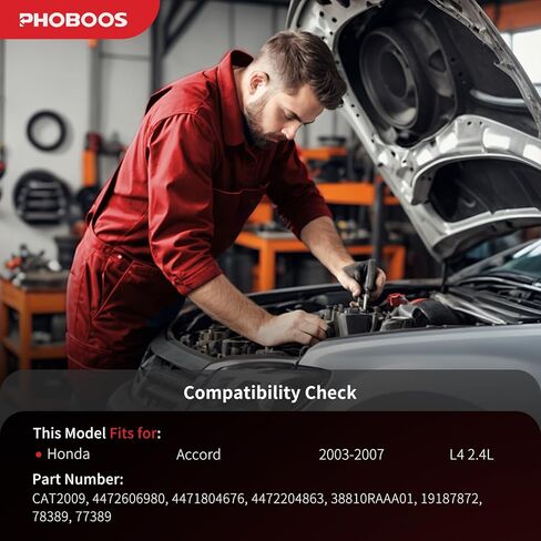 ضاغط مكيف الهواء PHOBOOS مع قابض متوافق مع Honda Accord 2003-2007 L4 2.4L. تبريد سريع، ضوضاء منخفضة، سهولة التركيب، المرجع. 78389 in Kuwait