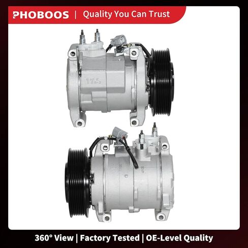 ضاغط مكيف الهواء PHOBOOS مع قابض متوافق مع Honda Accord 2003-2007 L4 2.4L. تبريد سريع، ضوضاء منخفضة، سهولة التركيب، المرجع. 78389 in Kuwait
