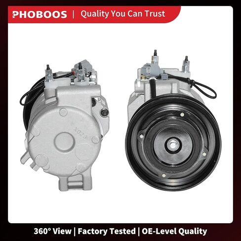 ضاغط مكيف الهواء PHOBOOS مع قابض متوافق مع Honda Accord 2003-2007 L4 2.4L. تبريد سريع، ضوضاء منخفضة، سهولة التركيب، المرجع. 78389 in Kuwait