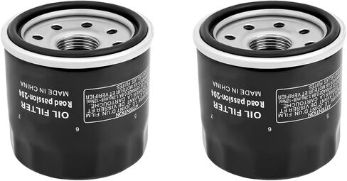 Road Passion 16097-0002 Oil Filter Compatible with 1200 Bonneville Bobber Black 2018-2019 2021 1200 Bonneville Bobber Stealth Ed. 2024 1200 Bonneville T120 Bud Ekins Special Edition 2021(2PCS) in Saudi Arabia
