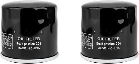 Road Passion 16097-0002 Oil Filter Compatible with 1200 Bonneville Bobber Black 2018-2019 2021 1200 Bonneville Bobber Stealth Ed. 2024 1200 Bonneville T120 Bud Ekins Special Edition 2021(2PCS) in Saudi Arabia
