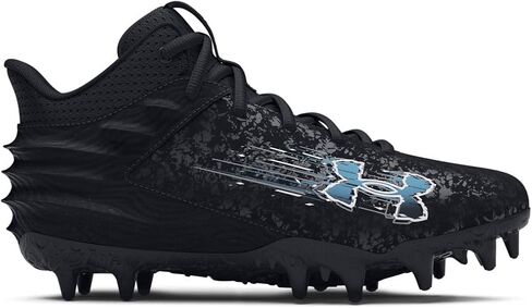 حذاء كرة القدم Under Armour Boys Blur Select MC Jr - تصميم مستوحى من Track Spike 2.5 أسود/أسود in Saudi Arabia