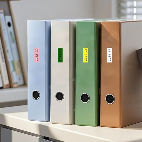 900 PCS Rectangle Stickers 3x1 Inch Vinyl Square Sticker Multicolored Removable Waterproof Colored Labels for Office Inventory Classroom in Kuwait