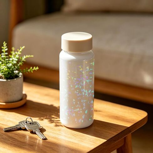 Gem Holographic Sticker Paper Self Adhesive Laminate Sheets Clear Contact Paper Peel and Stick Iridescent Glitter Transparent Card Sticker Cover for Book Windows Cabinet Art Projects DIY in Saudi Arabia