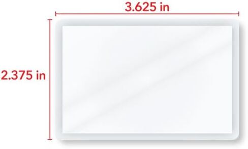 5 Mil Laminating Pouches with Rounded Corners | Driver's License Size | 2-3/8 in. x 3-5/8 in. | Glossy Finish | Premium Adhesive for High-Clarity | 2 Carriers Included | 500 Pack in Saudi Arabia