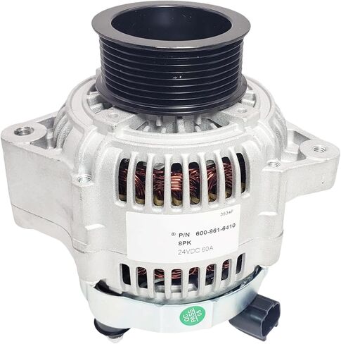 60A 24V Alternator 6008616420 600-861-6420 Fits for Komatsu PC290LC-10 PW180-7E0 PW200-7E0 PW220-7E0 PC160LC-7 PC200LC-8 PC200LL-8 PC220LC-8 PC220LL-8 PC240LC-8 PC270LC-8 Excavator in Kuwait