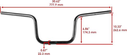 Caltric Handlebar Compatible with Honda Rancher 420 TRX420FM1 4x4 2014-2026 ATV in Kuwait