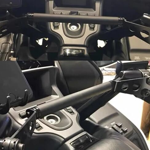 Motorcycle Phone GPS Navigator Bracket Carbon Fiber Balance Extension Handlebar Fit For Honda Goldwing 1800 GL1800 2001-2017 (Style 2) in Saudi Arabia