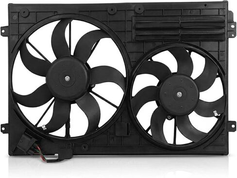 620-805 Radiator Cooling Fan Assembly for Volkswagen Bora 2.5L 2006-2010, for 2006-2010 Eos 2.0 L,for Jetta 2.0L 2006-2016, for A3 1.4L – 2.0L 2003-2010 in Saudi Arabia
