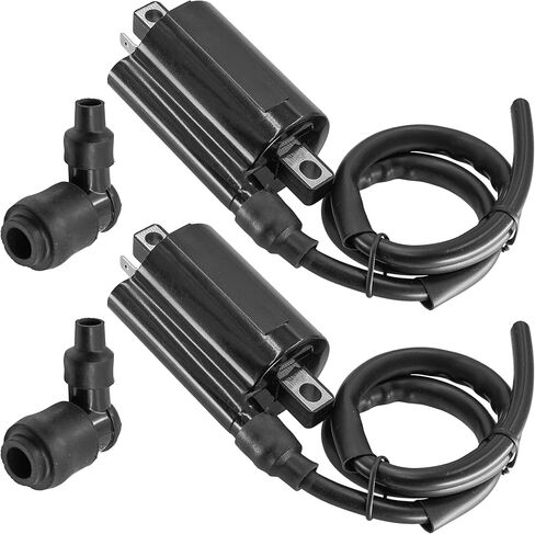 Caltric Ignition Coil with Spark Plug Boot Cap Compatible with Kawasaki Mule 4000 KAF620 2009-2023 in Kuwait
