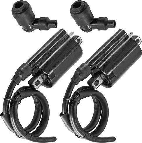 Caltric Ignition Coil with Spark Plug Boot Cap Compatible with Kawasaki Mule 4000 KAF620 2009-2023 in Kuwait