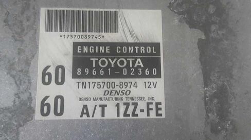Engine ECM Control Module AT Fits 1998 98 PRIZM 89661-02360 8966102360 in Kuwait