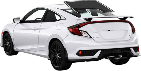 طبقة تظليل نافذة مسبقة القطع من AUTOTEK لسيارة Honda Civic Coupe 2016-2020 نافذة الصف الأمامي 35% VLT 2Ply مضادة للكسر، كتلة للأشعة فوق البنفسجية، حماية الخصوصية، سهلة التركيب، لا حاجة للتشذيب، تقليل الحرارة والوهج in Kuwait