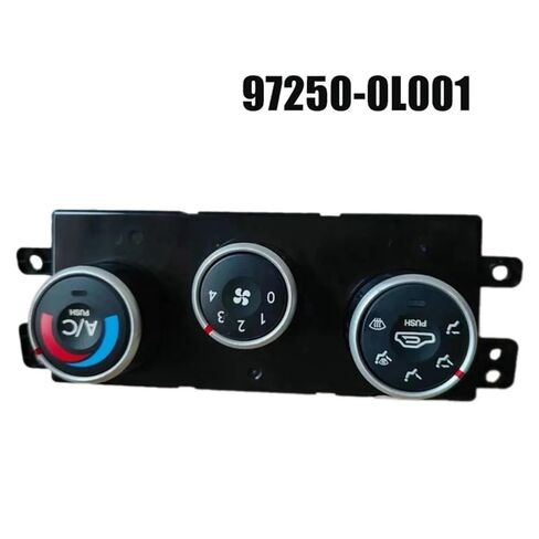 مفتاح Air Con 97250-0L001 97250-2EXXX متوافق مع Hyundai for Tucson Manual 2005-2006 مجموعة وحدة التحكم في لوحة تكييف السيارة in Kuwait