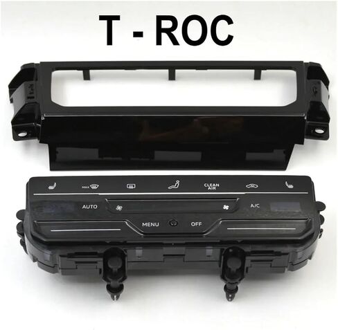 LCD Touch Screen Automatic Air Conditioning Panel Automatic AC Air Conditioning Switch Compatible For VW T-ROC(No wiring harness2) in Saudi Arabia