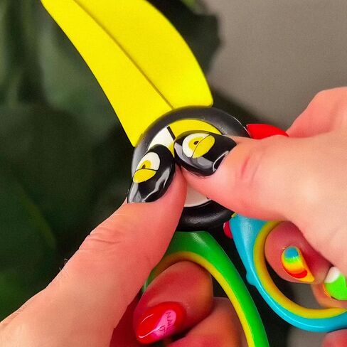 Handy Famm Craft Scissors for Boys & Girls – Child Safe Blunt Tip Scissors with Soft Grip Handles - Toddler Safety Scissors for Crafting School DIY Projects - Snippy Toucan in Saudi Arabia