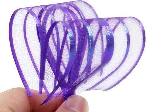 6 Pack 6 Inch Purple Pull Bows for Gift Wrapping, Gift Wrapping Ribbon Gift Bows Perfect for Party Decorations and Gift Baskets in Kuwait