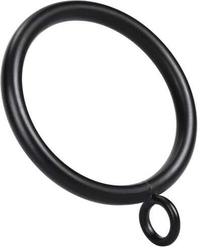 48Pcs 1.2-Inch Inner Diameter Metal Curtain Rings with Eyelets,Fits Up to 1.0 Inch Rod,3.5 mm Diameter Wire (Gold-48pcs) in Saudi Arabia