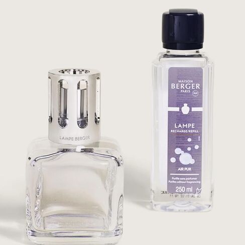 مجموعة هدايا لامب بيرغر آيس كيوب - موزع عطور منزلي - عطر - 5.5 × 3 × 3 بوصة - صنع في فرنسا - يشمل عطر نسيم المحيط 8.45 مرة سائلة - 250 ملليلتر (ريش) in Saudi Arabia