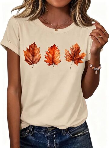 Women Leaf Graphic Tank Tops Summer Aesthetic Plant Print Hiking Adventure Sleeveless Casual Loose Blouse in Saudi Arabia