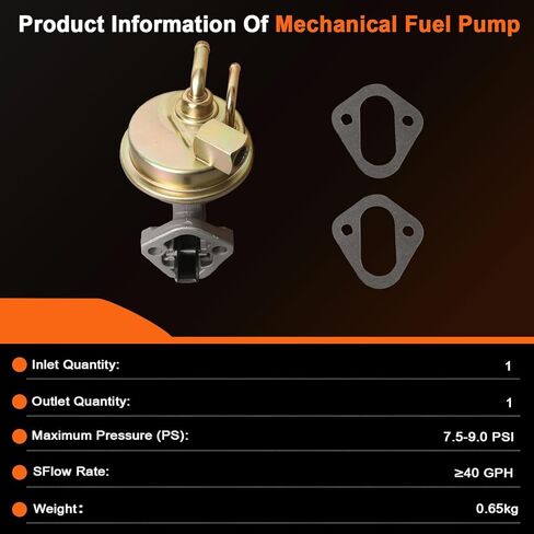 M60039 Mechanical Fuel Pump Automotive Replacement Compatible with Chevrolet, GMC Models in Saudi Arabia