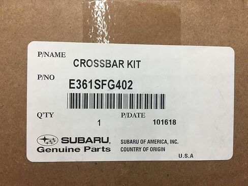 سوبارو حقيقية 2008-2011 امبريزا سيدان وعربة - 2008-2014 WRX & STI OEM رف سقف ثابت طقم قضيب متقاطع E361SFG402 in Kuwait