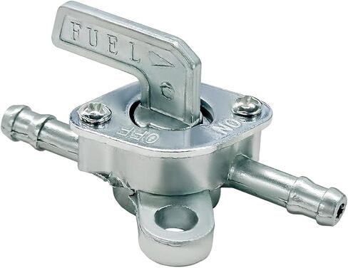 2 PCS Inline Fuel Tank Tap Valve, 6mm Motorcycle Zinc Alloy On-Off Switch Valve Fuel Petcock, Gas Valves Shut Off Switch for 50-150cc ATV Scooter Dirt Bike, Motorcycle Accessories in Kuwait