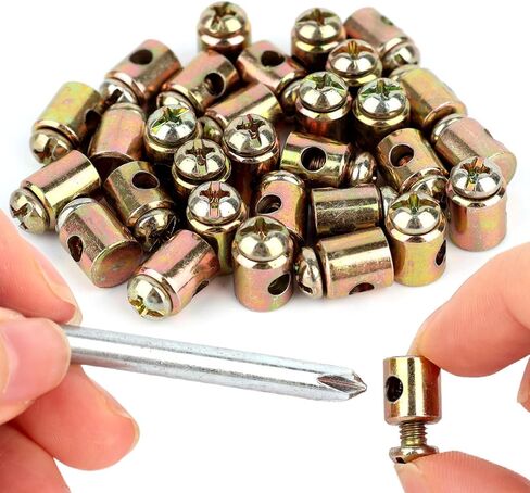 30pcs Motorcycle Throttle Cable Ends, Metal Mini Bike Throttle Brake Cable End Caps Replacement with Screws Practical Repair Fittings Kit Suitable for Scooter Bicycle Motorcycle in Kuwait