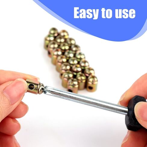 30pcs Motorcycle Throttle Cable Ends, Metal Mini Bike Throttle Brake Cable End Caps Replacement with Screws Practical Repair Fittings Kit Suitable for Scooter Bicycle Motorcycle in Kuwait