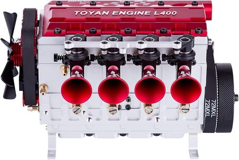 Water-Cooled Nitro Engine Model Kit for 1:8 1:10 1:12 1:14 RC Model Car (Methano finishd （with Startar）) in Saudi Arabia
