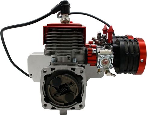 FLMLF CNC 58CC محرك البنزين اسطوانات مزدوجة مع المكربن ​​ومجموعة شمعة الإشعال لـ 1/5 HPI ROVAN KM Baja Losi 5ive T FG RedCat RC قطع غيار السيارات in Kuwait