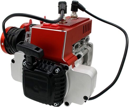 FLMLF CNC 58CC محرك البنزين اسطوانات مزدوجة مع المكربن ​​ومجموعة شمعة الإشعال لـ 1/5 HPI ROVAN KM Baja Losi 5ive T FG RedCat RC قطع غيار السيارات in Kuwait