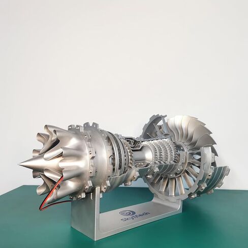 ENGINEDIY Turbofan Engine Model TR 900 Functional Turbofan Aero Aircraft Engine DIY Assembly Build Your Own Aircraft Engine Model - 150 Pieces (Silver) in Saudi Arabia