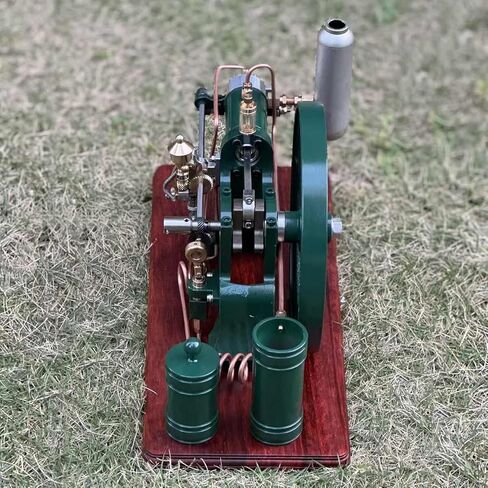 ENGINEDIY Retrol Engine D16 That Runs, 4 Stroke Engine Model for Adults, Stationary Engines Models with Water-Cooled Pump, Vintage Decor Cool Science Gadgets Engineering Gift in Saudi Arabia