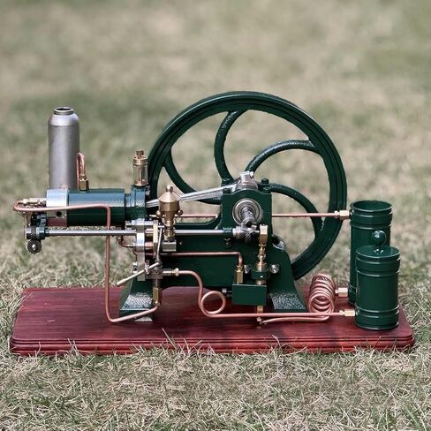 ENGINEDIY Retrol Engine D16 That Runs, 4 Stroke Engine Model for Adults, Stationary Engines Models with Water-Cooled Pump, Vintage Decor Cool Science Gadgets Engineering Gift in Saudi Arabia